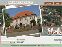 Tablet Screenshot of malesov-kh.cz